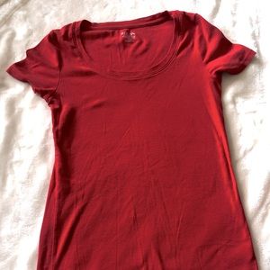 Merona Red Short Sleeve Shirt